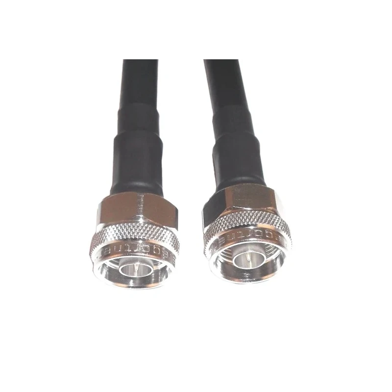 Telegartner N Type Series RG213 Coaxial Cable 5000 mm 50 Ohm Black Terminated 