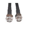 Telegartner N Type Series RG213 Coaxial Cable 5000 mm 50 Ohm Black Terminated