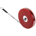 RS PRO 20 m Tape Measure Imperial Metric with ABS Red Case and Fibreglass Blade 913-1550