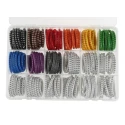 RS PRO Slide-On Cable Marker Kit Pre-printed Earth 0 to 9 + - L T Plain R S N 3mm to 4.2mm Cable Diameter 914-0602