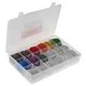 RS PRO Slide-On Cable Marker Kit Pre-printed Earth 0 to 9 + - L T Plain R S N 3mm to 4.2mm Cable Diameter 914-0602