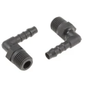 RS PRO Nylon Hose Connector 6 mm ID 1/4 in BSP Male Threaded Elbow 795-225