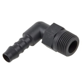 RS PRO Elbow Male Hose Connector Nylon 8 mm ID 3/8 in BSP Threaded 795-269