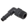 RS PRO Elbow Male Hose Connector Nylon 8 mm ID 3/8 in BSP Threaded 795-269
