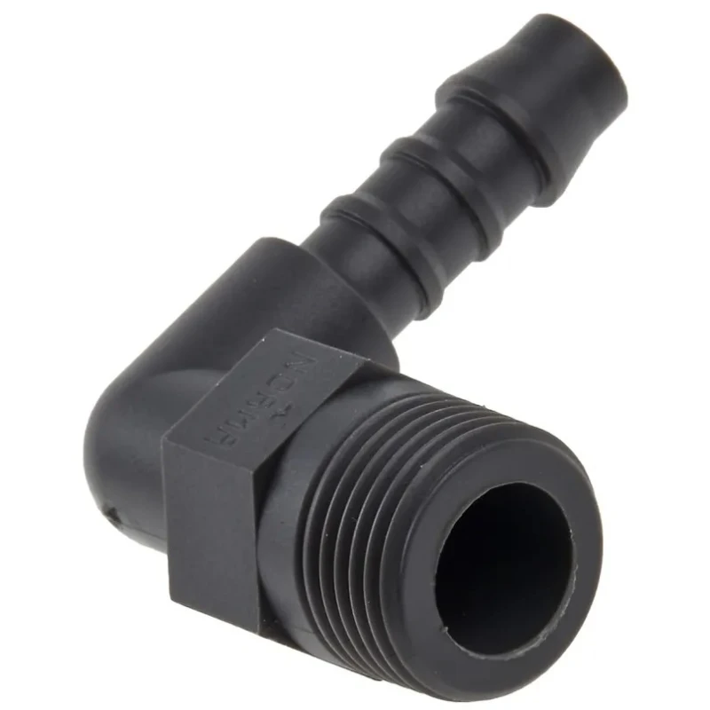 RS PRO Elbow Male Hose Connector Nylon 8 mm ID 3/8 in BSP Threaded 795-269