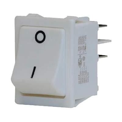 RS PRO SPST On-Off Rocker Switch Panel, Polyester Housing, 20A Contact Current, 250V AC 28V DC, Panel Mount 914-3579
