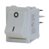 RS PRO SPST On-Off Rocker Switch Panel, Polyester Housing, 20A Contact Current, 250V AC 28V DC, Panel Mount 914-3579