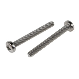 RS PRO Pozidriv Pan Stainless Steel Machine Screw 35 mm M4 914-1501