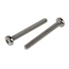 RS PRO Pozidriv Pan Stainless Steel Machine Screw 35 mm M4 914-1501