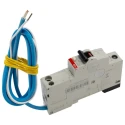 ABB Residual Current Circuit Breaker with Overload Protection 10A Current Rating 2CSR255051R1105 DSE201 B10 AC30 - N Blue