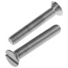 RS PRO Slot Countersunk Stainless Steel Machine Screw M8 50 mm A2 Grade 914-1743