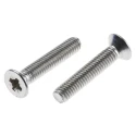 RS PRO Pozidriv Countersunk Stainless Steel Machine Screw 16 mm M3 914-1771