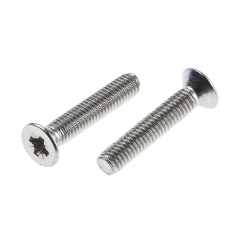 RS PRO Pozidriv Countersunk Stainless Steel Machine Screw 16 mm M3 914-1771
