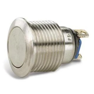 Otto P8 Series Push Button Switch Momentary Panel Mount SPDT Grey LED IP64 IP68S IP69K 115 V P8-V316315
