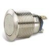 Otto P8 Series Push Button Switch Momentary Panel Mount SPDT Grey LED IP64 IP68S IP69K 115 V P8-V316315