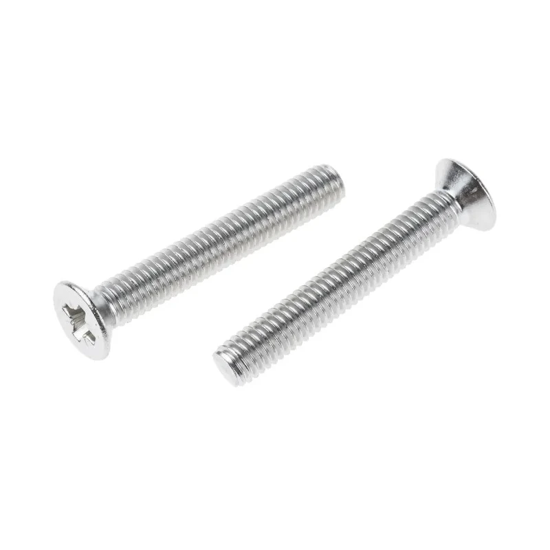 RS PRO Pozidriv Countersunk Stainless Steel Machine Screw M6 Thread 40 mm Length 914-1826
