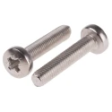 RS PRO Pozidriv Pan Head Stainless Steel Machine Screw 25 mm M5 914-1850