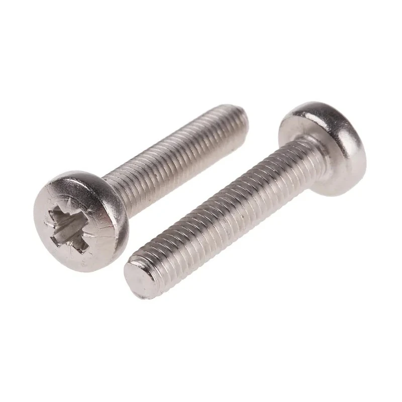 RS PRO Pozidriv Pan Head Stainless Steel Machine Screw 25 mm M5 914-1850