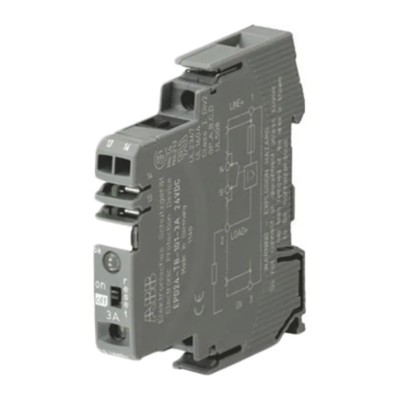 ABB Electronic Circuit Breaker 2A 24V DIN Rail Mount EPD24