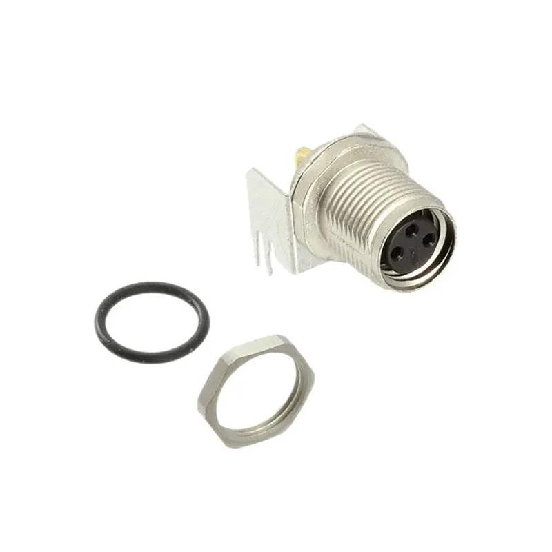 TE Connectivity Circular Connector M8 Series, 3 Contacts, Socket, Female, PCB Mount, IP67, 4A, 60V, Zinc 2-2172091-2