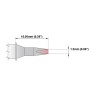 Thermaltronics 1.5 mm Straight Chisel 10 mm Soldering Iron Tip for use with MX-500, MX-5200, TMT-9000S-2, TMT-9000S-1 M6CH177