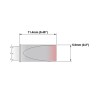Thermaltronics 5 mm Straight Chisel 11.4 mm Soldering Iron Tip for use with MX-5000, TMT-9000S-1, MX-5200 M8LC650