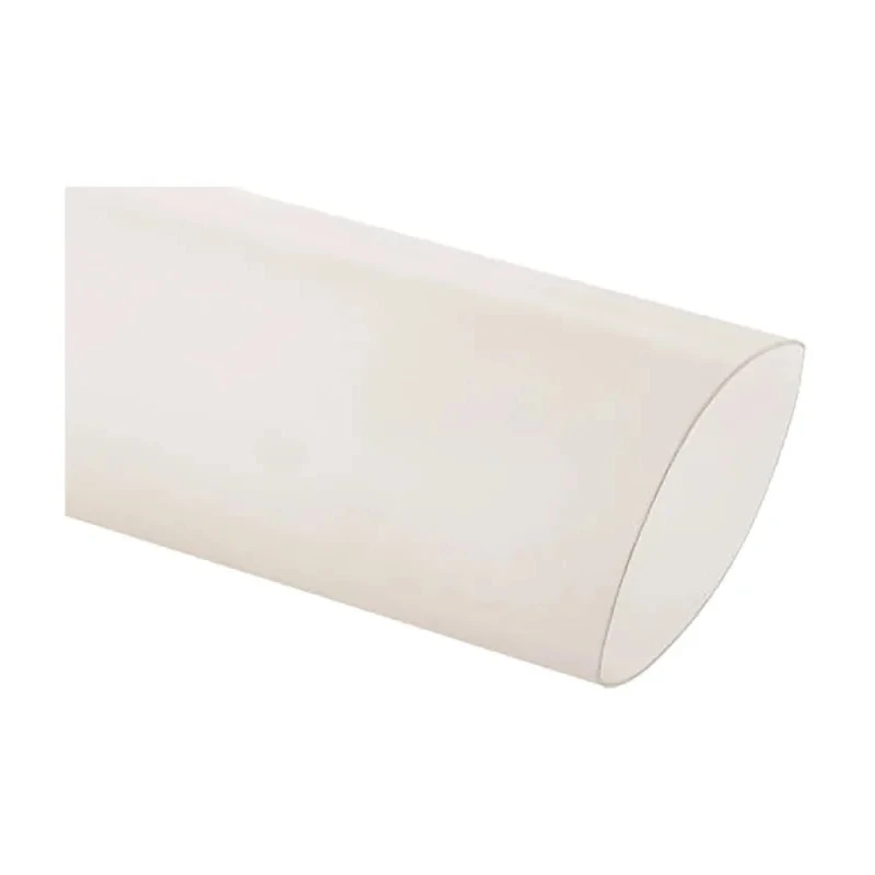 HellermannTyton Halogen Free Heat Shrink Tubing Clear 38.1 mm Sleeve Diameter x 60m Length 2:1 Ratio TF24