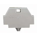 WAGO 260 Series End Plate with Snap in Mounting Foot for Use with 260 Series Terminal Block 260-371