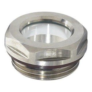 Elesa Liquid Level Indicator M42 Metric Stainless Steel Housing 100°C Maximum Operating Temperature GN.37556