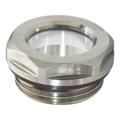 Elesa Liquid Level Indicator M42 Metric Stainless Steel Housing 100°C Maximum Operating Temperature GN.37556