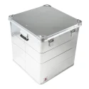 RS PRO Metal Waterproof Watertight Transit Case Aluminium 600 mm x 580 mm x 585 mm 914-4083