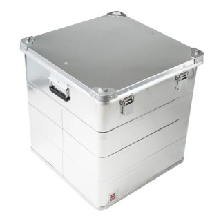 RS PRO Metal Waterproof Watertight Transit Case Aluminium 600 mm x 580 mm x 585 mm 914-4083