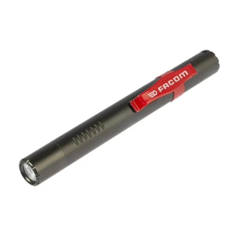 Facom LED Pen Torch Black 110 Lumens Aluminium Housing IP65 Protection 2 x AAA Batteries 779.PBTPB