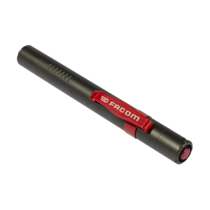 Facom LED Pen Torch Black 110 Lumens Aluminium Housing IP65 Protection 2 x AAA Batteries 779.PBTPB