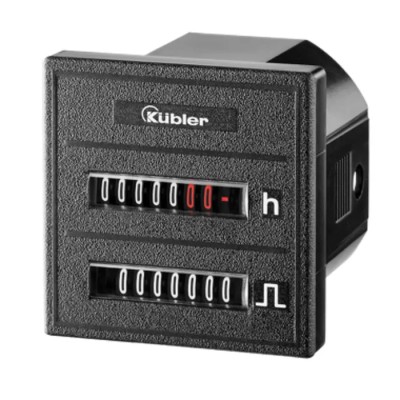 Kubler 7 Digit Counter with No Reset, Combination Time and Pulse Meter, HC77 