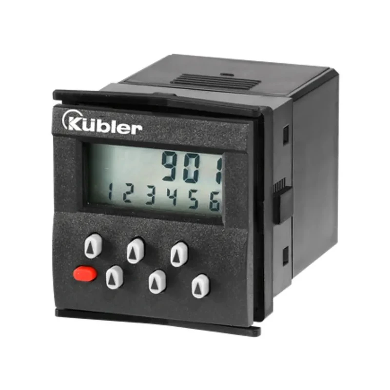 Kubler CODIX 901 Single Preset 6-Digit Battery-Powered Pulse Counter with 7mm Digit Height, LCD Display 6.901.010.820