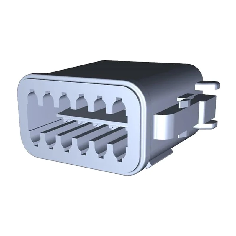 Deutsch Automotive Connector Female Grey In-Line 12 Way Crimp Termination DT06-12SA