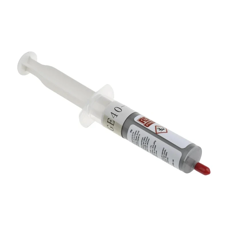RS PRO Boron Nitride Zinc Oxide Non-Silicone Thermal Grease, 4 W/mK, Operating Temp -50°C to 150°C 915-6118
