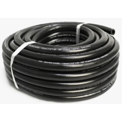 RS PRO Ethylene Propylene Diene Monomer Rubber Hose Pipe Black 13mm ID 20m Length 120°C Maximum Operating 914-5556