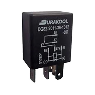 Durakool PCB Automotive Relay 12V DC Coil Voltage 1.81W Power 40A Switching Current SPST DG82-7021-36-1012-DR