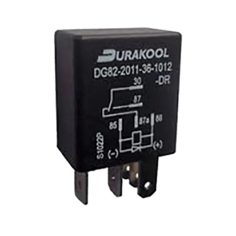 Durakool PCB Automotive Relay 12V DC Coil Voltage 1.81W Power 40A Switching Current SPST DG82-7021-36-1012-DR