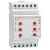 Lovato Electric Monitoring Relay 3 and 1 Phase SPDT DIN Rail, 0.1A to 16A, 220V AC, 240V AC PMA50A240