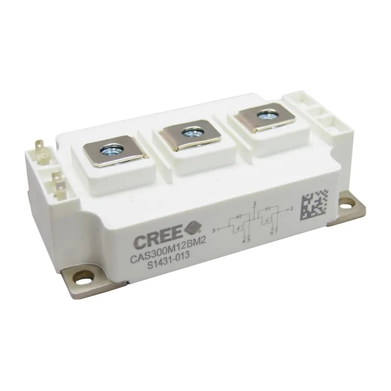 Wolfspeed N-Channel Power MOSFET 404 A, 1200 V Enhancement Mode, 7-Pin Module CAS300M12BM2