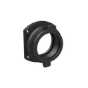 PMA Flanged Connector Conduit Fitting 56 mm Nominal Size M6 x 4 Thread Polyamide 6 Black IP68 BGGV-56