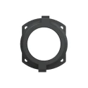 PMA Flanged Connector Conduit Fitting 56 mm Nominal Size M6 x 4 Thread Polyamide 6 Black IP68 BGGV-56