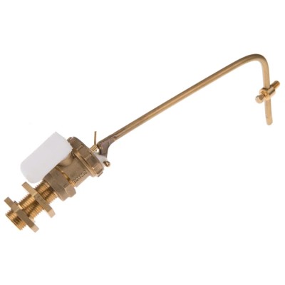 Pegler Yorkshire 1/2 in High Pressure Float Valve Brass Body Plastic Float 14 bar 516007