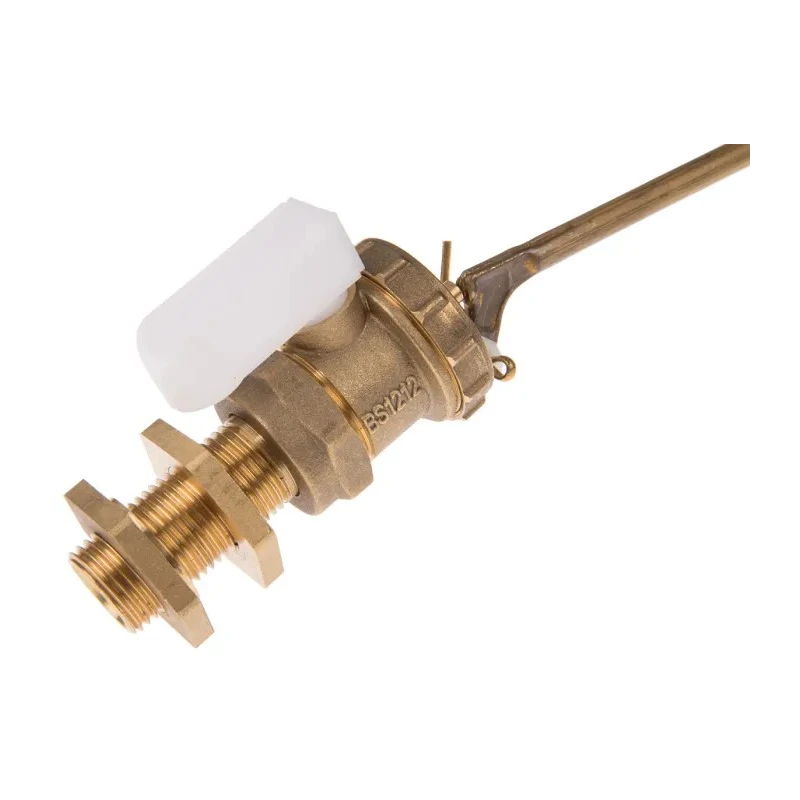Pegler Yorkshire 1/2 in High Pressure Float Valve Brass Body Plastic Float 14 bar 516007