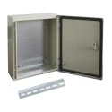 RS PRO Steel Wall Box IP66, 400 mm x 210 mm x 600 mm, Steel Structure, Single Lock System IP66