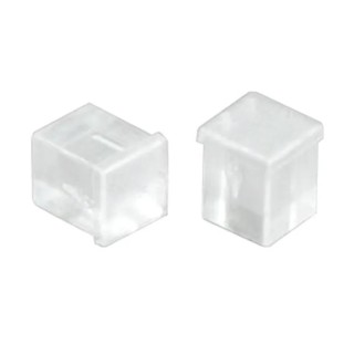 Bivar Panel Mount 1-Way Straight Rigid LED Light Pipe Clear 2 mm PLPQ2-10MM-FF
