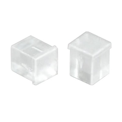 Bivar Panel Mount 1-Way Straight Rigid LED Light Pipe Clear 2 mm PLPQ2-10MM-FF
